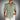 Men's light blue slim fit cotton Oxford dress shirt with button-cuff and no pocket, model wearing a green XXL shirt with sleeves rolled up showing a watch on the wrist.