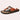 Brown leather braided flip flops for men with a luxury design, featuring a casual yet stylish look suitable for outdoor use.