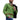Men's green cable knit V-neck wool sweater in XL size, showcasing a classic autumn style with textured pattern and long sleeves.