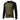 Men's olive green and black raglan sweatshirt with long sleeves and a round collar, designed for autumn wear.
