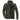Men's olive green military-style canvas field jacket featuring multiple pockets, buttoned front closure, long sleeves, and a structured collar, in a 5XL size.