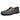 Men's premium blue leather penny loafers with a sleek design, featuring a slip-on style, brown and electric blue accents, and a durable synthetic rubber sole, perfect for both dress and outdoor occasions.