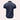 Men's quick-dry navy blue athletic shirt with short sleeves and a breathable, lightweight fabric.