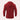 Men's oversized red hoodie featuring soft fabric with a street style design, highlighting a prominent collar and sleeves in a vibrant carmine color.