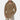 Men's khaki oversized hoodie in street style, featuring soft fabric and a loose fit, suitable for casual wear.