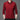 Men's red V-neck sweater in XL size featuring patterned shoulders, suitable for casual office wear, with visible sleeves and collar.