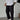 Men's slim fit beige pinstripe trousers being worn by a model, showcasing the lightweight summer fashion design. The model is styled with a white dress shirt and sunglasses, emphasizing a casual yet sophisticated look.