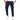 Men's slim fit beige tapered stretch cargo pants with pockets, modeled by a person, showcasing the waist and leg fit.