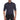Men's slim fit black dress shirt with long sleeves, button-up design, and formal collar.