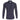 Men's slim fit black dress shirt with long sleeves and a button-up front, featuring a formal collar and tailored design.