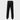 Men's slim fit black joggers featuring zipper pockets, designed for gym and casual wear, highlighting the human leg with a focus on active sportswear style.