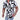 Men's slim fit shirt featuring a black and white abstract graffiti design, with a collared neckline and long sleeves.