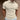 Men's slim-fit beige polo shirt with a zip collar, featuring short sleeves and designed for a stylish and versatile look.