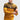 Men's slim fit color block crew neck sweater in yellow, size 3XL, featuring long sleeves and casual knitwear design.