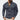 Men's gray slim fit Henley with long sleeves, waffle knit texture, and buttoned collar in a pullover style.
