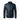 Men's slim fit leather jacket in electric blue, featuring a motorcycle style design with a tailored fit, distinct collar, and long sleeves.