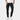 Men's slim fit light blue cargo jeans with zipper pockets displayed on a model; the jeans feature a casual design, highlighting the functional zipper pockets on the thighs and a comfortable fit around the waist and legs.