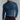 Men's blue slim fit long sleeve turtleneck sweater in size 3XL, showcasing lightweight fabric and solid design.