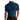 Men's Slim Fit Sea Blue Cotton Short Sleeve Turtleneck in 3XL, showcasing shoulder, neck, and sleeve details.