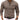 Men's slim fit white Henley shirt with a zipper placket and long sleeves, displayed on a mannequin showcasing shoulder and arm joints.