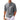 Men's dark gray striped linen beach shirt in 5XL, featuring a lightweight design ideal for casual summer wear, with short sleeves and a relaxed fit.