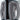 Men's insulated winter jacket in light gray with high collar and contrast panel, featuring long sleeves and a stylish design suitable for cold weather.