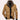 Men's tan corduroy jacket with ribbed cuffs and a high collar, featuring a classic coat design in a warm beige color suitable for colder weather.