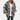 Men's gray thermal outdoor camo hoodie in forest military pattern, featuring long sleeves, a high collar, and a relaxed fit, size XL.