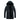 Men's waterproof olive green insulated military parka jacket with a full-length design, featuring a high collar, long sleeves, multiple pockets, and button closures.