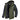 Men's green waterproof thermal insulated windproof fleece winter jacket in size 3XL, featuring a high collar, long sleeves, and multiple pockets for storage.