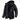 Men's black waterproof thermal insulated winter jacket with windproof fleece, featuring long sleeves and a high collar, size 3XL.