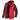 Men's red waterproof thermal ski jacket in size 3XL, featuring a fleece lining, windproof design, and an attached hood. The jacket has a full-length front zipper, long sleeves, and a high collar for added warmth and protection against the cold.
