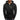 Men's white hoodie with an orange zip, featuring lightweight fabric and secure pockets, shown in a 3XL size with a focus on the sleeve and collar design.