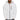 Men's lightweight white hoodie in size 3XL featuring an orange zip, secure pockets, and long sleeves with a comfortable jersey texture.