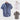 Men's white linen mandarin collar short sleeve casual summer shirt hanging on a hanger