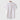 Men's white linen short sleeve shirt with mandarin collar hanging on clothes hanger.