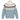 Mint green women's sweater with Fair Isle pattern, featuring long sleeves and a cozy Scandinavian knit design.