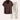 Navy blue men's button-down shirt paired with coffee brown linen pants, featuring a collar and long sleeves, suitable for a summer outfit set in size 2XL.