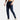 Navy blue men's lightweight joggers featuring a moisture-wicking fabric, designed for athletic activities. The pants include an elastic waist and tailored fit through the thigh and knee, suitable for sportswear fashion.