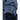 Navy blue ribbed cowl neck hoodie for men featuring long sleeves and pleated design, worn by a male model pairing it with denim pants.