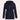 Navy blue women's lightweight hooded parka featuring a water-resistant jacket design with long sleeves and a collar, suitable for casual and outdoor wear.