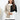 Neutral Tone Color-Block Sweater worn by a smiling woman, showcasing the trendy fall knitwear with distinct blocks of colors on the sleeves and body, featuring a comfortable collar and stylish design.