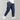 Olive green men's tapered cargo pants, showcasing a lightweight and fashionable utility design, with visible pockets and seams. A person models the pants, highlighting their fit around the thighs and knees.