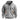 Olive green men's zipper hoodie featuring a kangaroo pocket, shown in light gray color, 4XL size. The hoodie is designed as stylish streetwear with a comfortable fit, showcasing long sleeves, a collar, and a full zipper front.