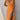 Orange satin evening gown with a V-neckline and high-slit wrap design, shown in size 3XL. The elegant one-piece garment features a sheath silhouette, sleeveless shoulders, and a maxi length, perfect for formal occasions. The vibrant orange color complements various skin tones and highlights the luxurious fabric.