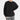 Men's oversized black ribbed knit sweater with a relaxed fit, featuring a crewneck design, long sleeves, and textured fabric.