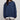 Women's oversized marine blue sweatshirt with a casual loose fit, featuring long sleeves, a round neck, and a comfortable pullover design.