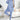 Oversized blue hoodie and leggings set in 2XL, featuring a relaxed fit with long sleeves and a stylish urban streetwear design.