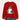 Oversized heather grey unisex crew neck sweatshirt in a winter casual style, showcasing a relaxed and comfortable fit with long sleeves and a red variant in XL size.