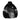 Oversized men's black and gray striped sherpa fleece jacket featuring long sleeves and a cozy collar.